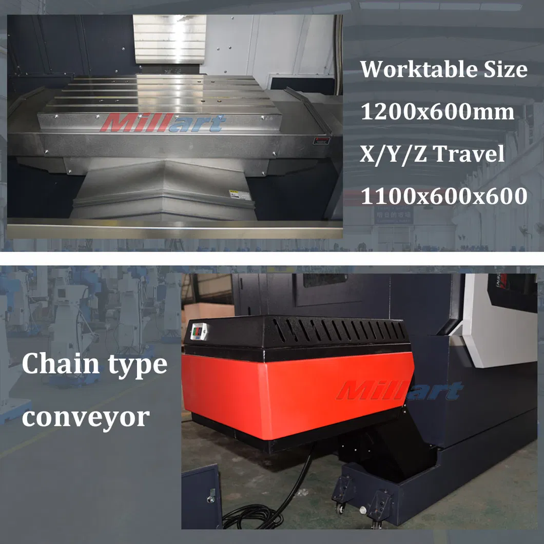 Vertical CNC Machine Center Vmc1160 CNC Milling Machine