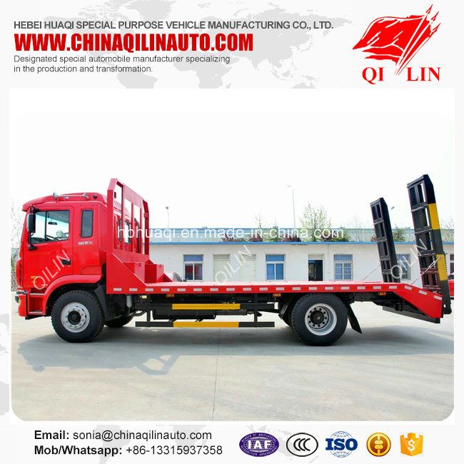 8 Tons Flat Plate Co<em></em>ntainer Truck for Excavator Loading