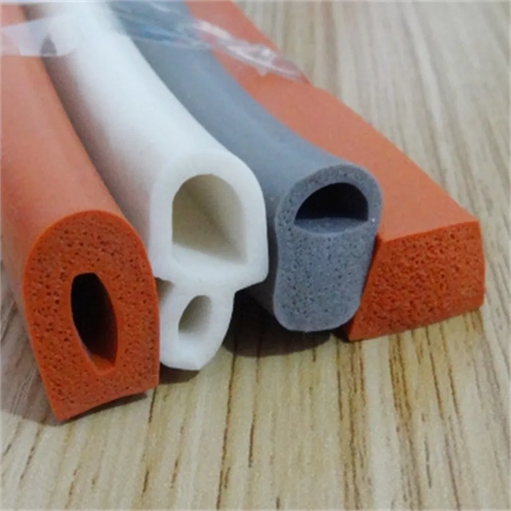 Square Silica Gel Foam Strip High and Low Temperature Resistance Anti-Aging Profiled Strip
