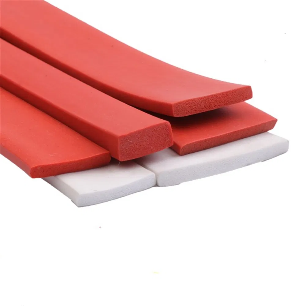 Square Silica Gel Foam Strip High and Low Temperature Resistance Anti-Aging Profiled Strip