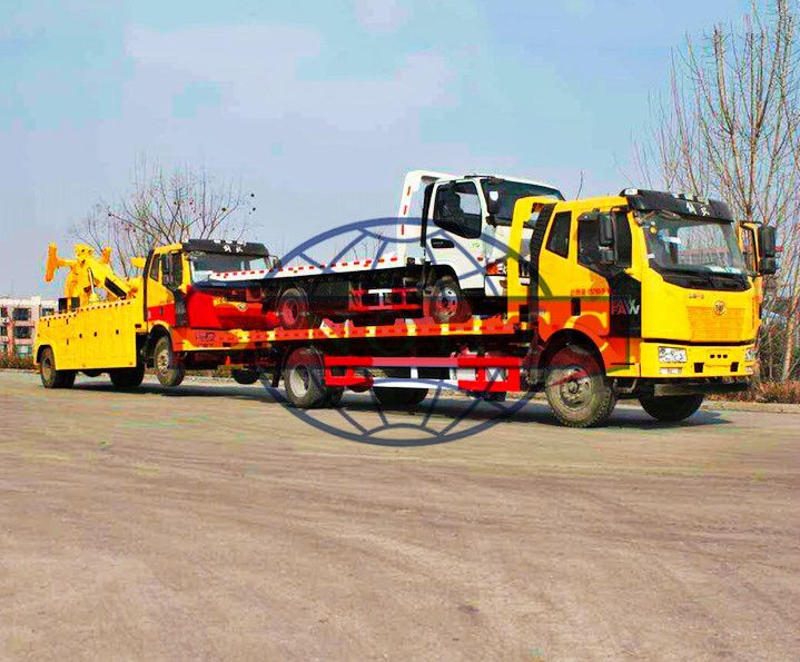 FAW road wrecker truck, 8-10 tons wreck Truck