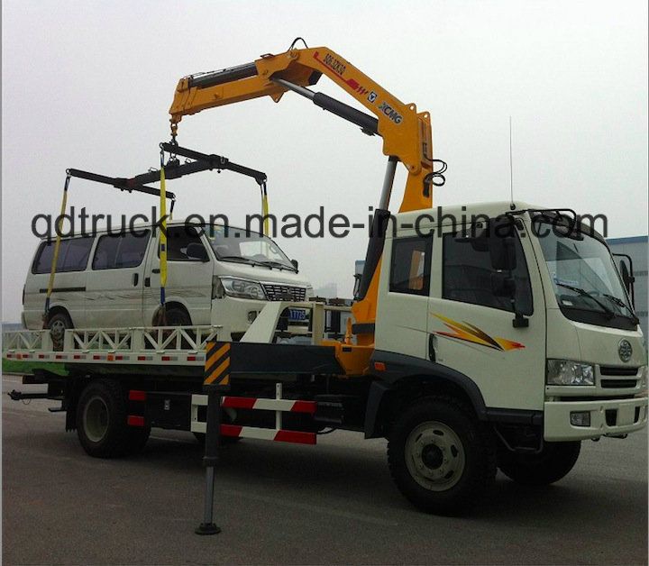 3-5 tons Rescue truck, Car Towing Truck, Flatbed Wrecker Truck