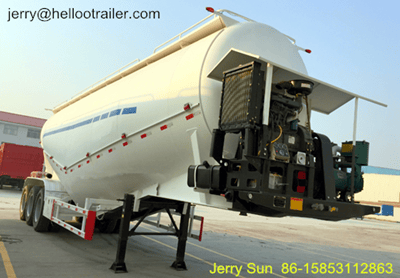 Factory Selling 30-60m3 Cement Bulker with Compressor