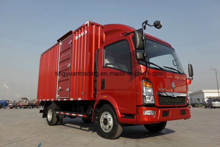 HOWO 4X2 Light Truck Box Truck with High Quality