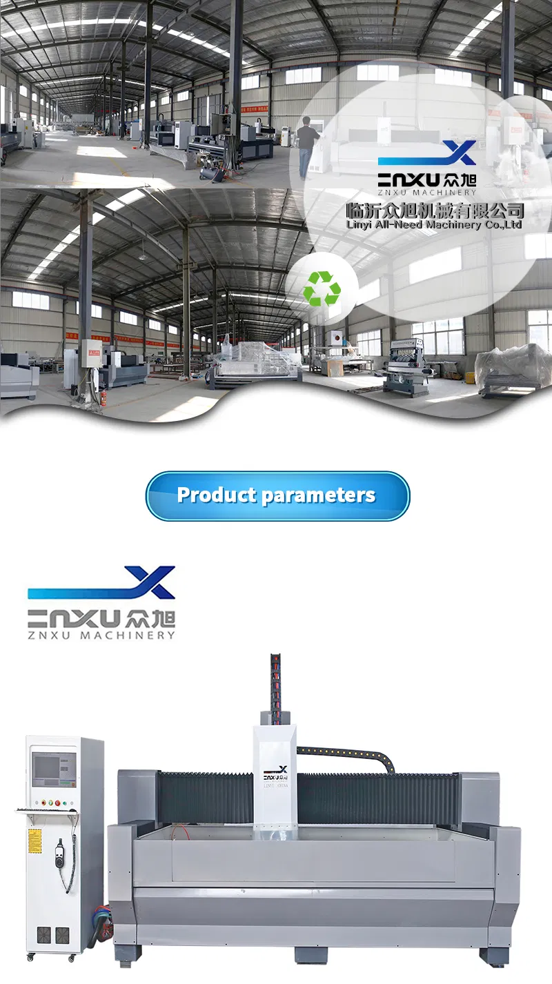 Zxx-C3018 CNC Water Jet Cutting Machine for Glass and Stone, CNC Work Center