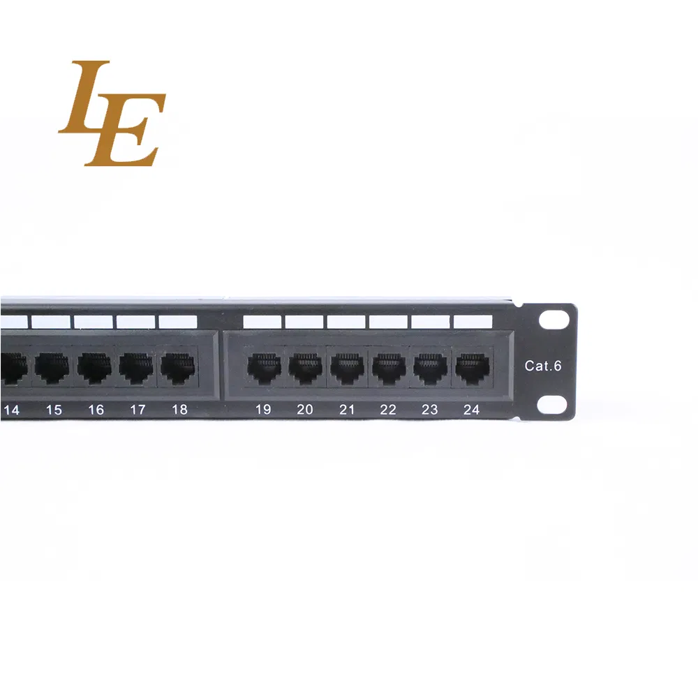 19" 1u Cat5e CAT6 UTP 24 Port Network Patch Panel