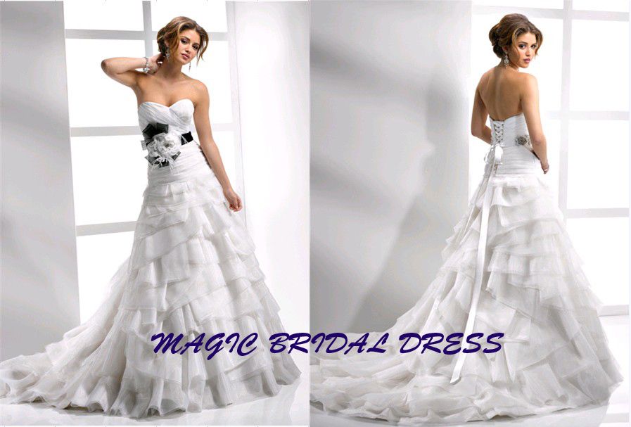 2012 New Style Taffeta Wedding Dresses RB2358 