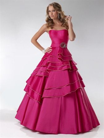 2011 New a Line Evening Dress E139