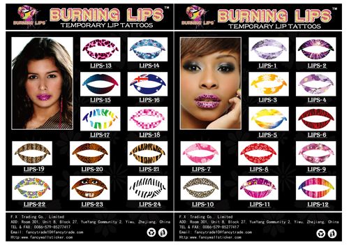 Violent Lips Tattoo Share