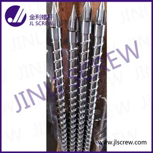 Screw and Barrel for Injection Molding Machine with Water Recycling Screw and Barrel for Injection Molding Machine with Water Recycling