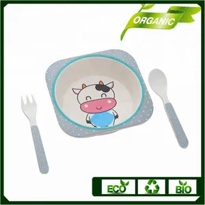 New Design Best Sale Style Eco-Friendly Bamboo Fiber Kids Dinnerware Sets New Design Best Sale Style Eco-Friendly Bamboo Fiber Kids Dinnerware Sets