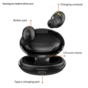 2021 Hx-T5 Wireless Bluetooth Headset Headphone Earbuds 2021 Hx-T5 Wireless Bluetooth Headset Headphone Earbuds