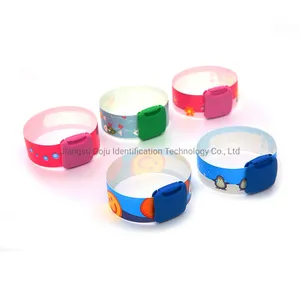 Goju Reused Kids/Children Paper Wristband ID Wristband with Snap Goju Reused Kids/Children Paper Wristband ID Wristband with Snap