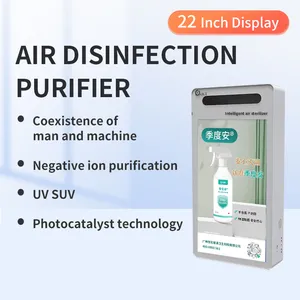 European Premium Electrostatic Fresh Commercial Air Cleaner HEPA Filter UV Air Purifier UVC with Monitoring for Hospital, School European Premium Electrostatic Fresh Commercial Air Cleaner HEPA Filter UV Air Purifier UVC with Monitoring for Hospital, School