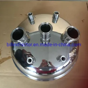 Tri Clamp 10inch Dome Cap Lid with DIP Tube Use for Bho Closed Loop Extractor Tri Clamp 10inch Dome Cap Lid with DIP Tube Use for Bho Closed Loop Extractor
