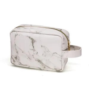 Fashion Waterproof Travel PU Leather Cosmetic Bag Organizer, Luxury Custom Marble Make up Bag Set for Women Fashion Waterproof Travel PU Leather Cosmetic Bag Organizer, Luxury Custom Marble Make up Bag Set for Women
