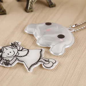 Custom Reflective PVC Material Cut Pendants Character Modeling Custom Reflective PVC Material Cut Pendants Character Modeling