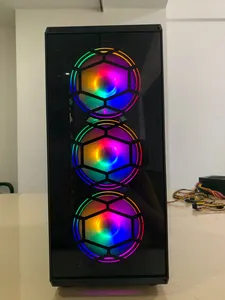 192-6 Tempered Glass Computer Case PC Case Strong Cooling Computer Cabinet with Argb Lighting 192-6 Tempered Glass Computer Case PC Case Strong Cooling Computer Cabinet with Argb Lighting