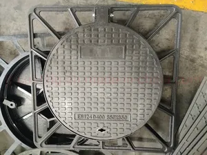 Ductile Iron Manhole Cover with Frame En124 C250 B125 D400 Ductile Iron Manhole Cover with Frame En124 C250 B125 D400
