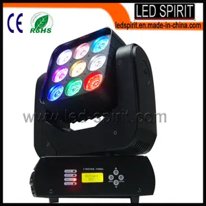 9PCS LED Equipment Matrix Moving Head Disco Stage Light 9PCS LED Equipment Matrix Moving Head Disco Stage Light