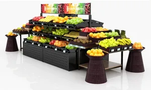 Retail Shop Supermarket Shelves Steel Vegetable Fuit Display Rack Retail Shop Supermarket Shelves Steel Vegetable Fuit Display Rack