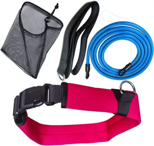 2.2m Swim Tether Stationary Swimming, Swimming Training Belt 2.2m Swim Tether Stationary Swimming, Swimming Training Belt
