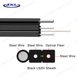 1/2/4 Core Self-Supporting G657A Outdoor Fiber Optic FTTH Drop Cable 1/2/4 Core Self-Supporting G657A Outdoor Fiber Optic FTTH Drop Cable