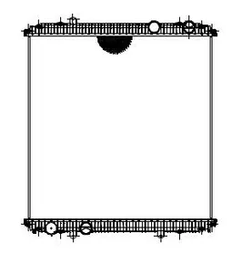 Truck Radiator Freightliner Coronado Series OE# 37676160 Truck Radiator Freightliner Coronado Series OE# 37676160