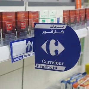 Supermarket Plastic PVC Shelf Talkers for Shelves Supermarket Plastic PVC Shelf Talkers for Shelves