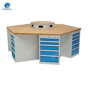Powerway Hexagonal Workstation Large Workbench Combination Workbench Powerway Hexagonal Workstation Large Workbench Combination Workbench