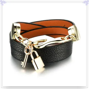 Stainless Steel Jewelry Leather Jewelry Leather Bracelet (LB478) Stainless Steel Jewelry Leather Jewelry Leather Bracelet (LB478)