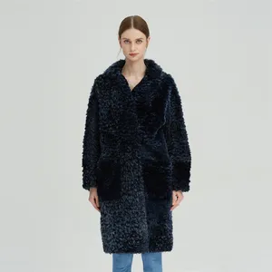 Autumn and Winter Long Teddy Coat 100% Wool Thick Warm Coat Autumn and Winter Long Teddy Coat 100% Wool Thick Warm Coat