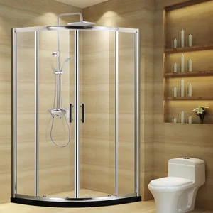 Polished Aluminum Shower Room Shower Cabin Fan Shower Enclosure Polished Aluminum Shower Room Shower Cabin Fan Shower Enclosure