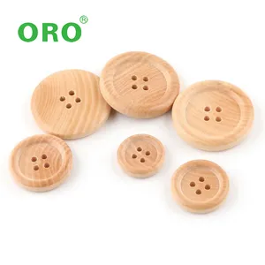 Fashion 4 Holes Button Wood Round Handmade Sweater Clothing Wooden Buttons for Clothes Fashion 4 Holes Button Wood Round Handmade Sweater Clothing Wooden Buttons for Clothes