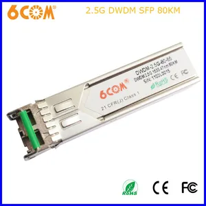 80km SFP 2.5g DWDM Transceiver Module with Ddmi 80km SFP 2.5g DWDM Transceiver Module with Ddmi