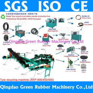 Latest Technology Waste Tires Recycling Machine with CE, Sgsand ISO Latest Technology Waste Tires Recycling Machine with CE, Sgsand ISO