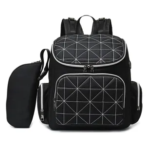 New Waterproof and Dustproof Multifunctional Mummy Bag Two Pieces Printed Backpack Large Capacity Rechargeable Bag New Waterproof and Dustproof Multifunctional Mummy Bag Two Pieces Printed Backpack Large Capacity Rechargeable Bag
