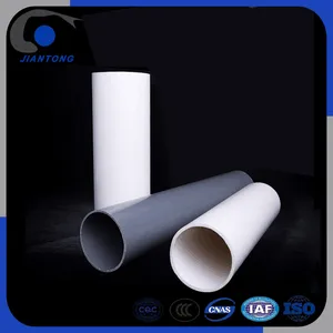 Factory High Pressure Rigid Plastic White and Gray PVC Pipe for Water Supply Factory High Pressure Rigid Plastic White and Gray PVC Pipe for Water Supply
