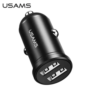 Usams New Trending Cc114 2.4A Dual USB Port USB Fast Charging Car Charger Adapter Quick Charging for Cell Phones Usams New Trending Cc114 2.4A Dual USB Port USB Fast Charging Car Charger Adapter Quick Charging for Cell Phones