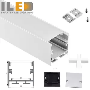 35X35mm LED Aluminum Profile for Architectural Lighting for LED Linear Profile 35X35mm LED Aluminum Profile for Architectural Lighting for LED Linear Profile