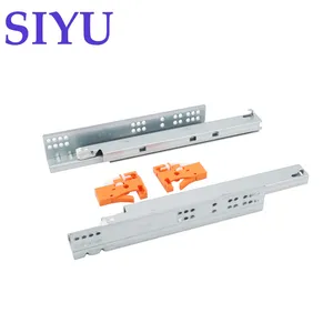 Galvanized Steel Concealed Drawer Slide Soft Closing Galvanized Steel Concealed Drawer Slide Soft Closing