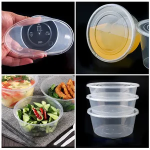 PP Food Storage Plastic Biodegradable Disposable Food PLA Container PP Food Storage Plastic Biodegradable Disposable Food PLA Container