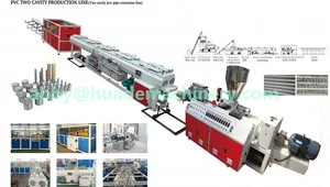 High Output PVC Pipe Extruder/ Two Pipe Production Line High Output PVC Pipe Extruder/ Two Pipe Production Line