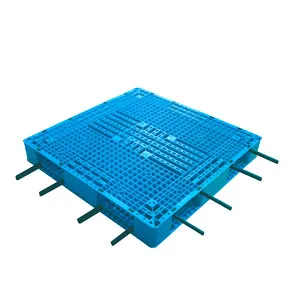 Duble Side Rx-1212sy HDPE Goods Rack Plastic Pallet with 8 Steel Tubes Duble Side Rx-1212sy HDPE Goods Rack Plastic Pallet with 8 Steel Tubes
