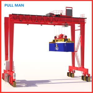 41 Ton Electric Mobile Rail Mounted Double Girder Container Gantry Crane Price Best for Carry Meduim Container 41 Ton Electric Mobile Rail Mounted Double Girder Container Gantry Crane Price Best for Carry Meduim Container