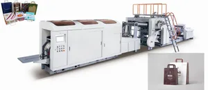 High Speed Fully Automatic Shopping Handle Food Wine Chocolate Shopping Food Take-Away Pizza Paper Bag Making Machine High Speed Fully Automatic Shopping Handle Food Wine Chocolate Shopping Food Take-Away Pizza Paper Bag Making Machine