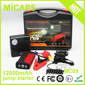 12000mAh Super Slim Jumper Starter with 600A Peak Current 12000mAh Super Slim Jumper Starter with 600A Peak Current