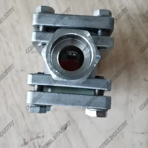 SS316L Water Flow Indicator Flat Sight Glass with Impeller SS316L Water Flow Indicator Flat Sight Glass with Impeller