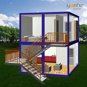 Two Storeys Steel Structure Container House (C-H 042) Two Storeys Steel Structure Container House (C-H 042)