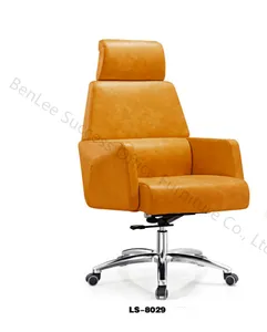 Office Modern Metal Executive Chair with Leather (BL-LS8029) Office Modern Metal Executive Chair with Leather (BL-LS8029)